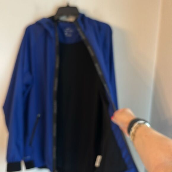 Nike Men's Dri-Fit Hooded Training Jacket Blue large Running outdoors activewear - Picture 11 of 13